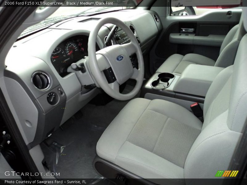 Black / Medium/Dark Flint 2006 Ford F150 XLT SuperCrew