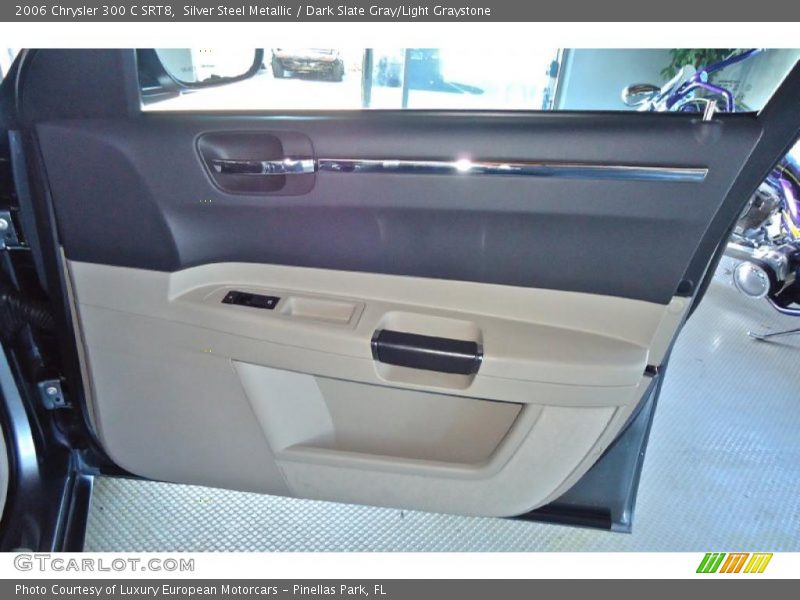 Silver Steel Metallic / Dark Slate Gray/Light Graystone 2006 Chrysler 300 C SRT8