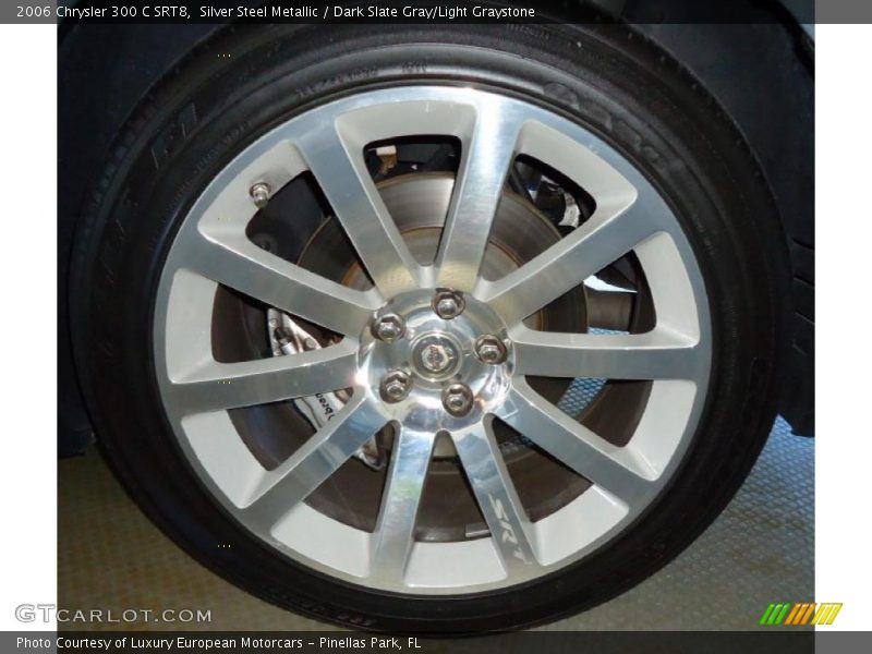 Silver Steel Metallic / Dark Slate Gray/Light Graystone 2006 Chrysler 300 C SRT8