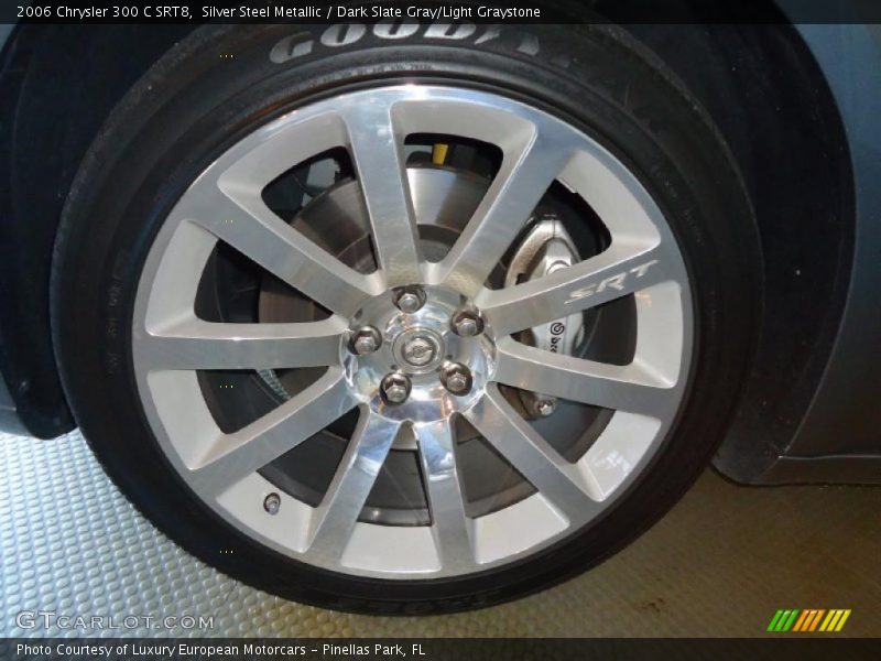 Silver Steel Metallic / Dark Slate Gray/Light Graystone 2006 Chrysler 300 C SRT8