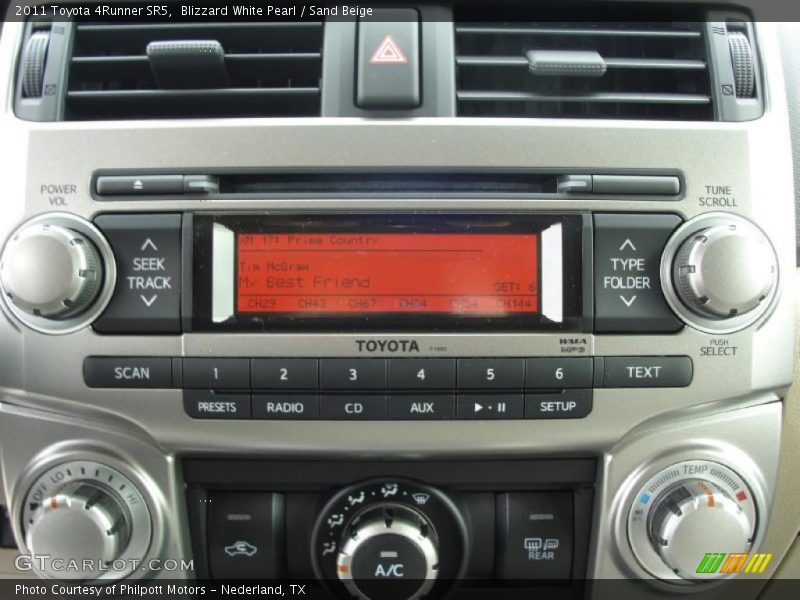 Blizzard White Pearl / Sand Beige 2011 Toyota 4Runner SR5