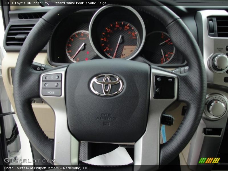 Blizzard White Pearl / Sand Beige 2011 Toyota 4Runner SR5