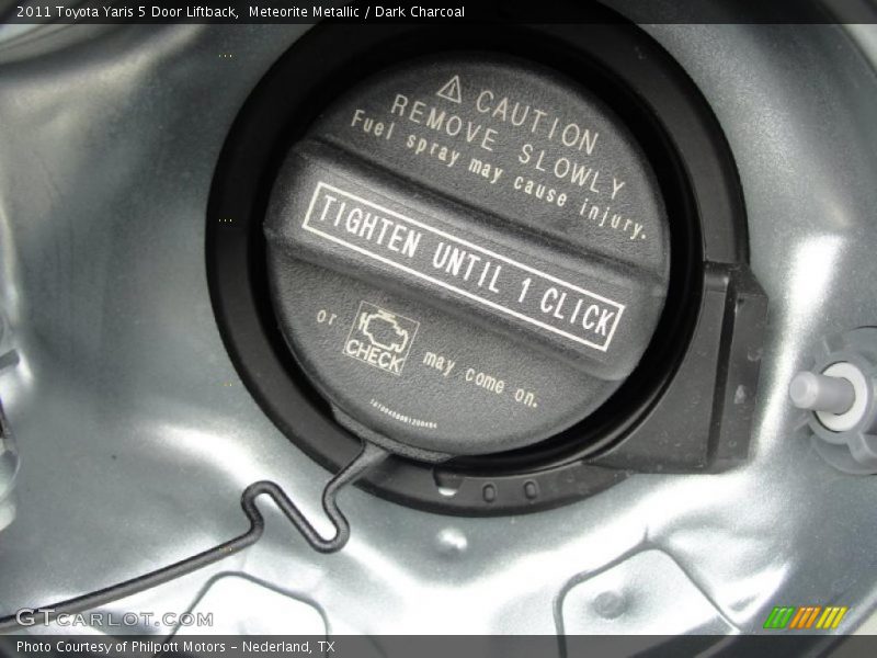 Meteorite Metallic / Dark Charcoal 2011 Toyota Yaris 5 Door Liftback