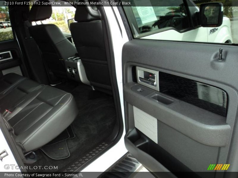 White Platinum Metallic Tri Coat / Black 2010 Ford F150 FX2 SuperCrew