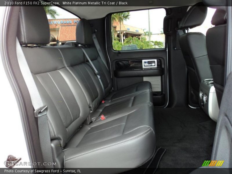 White Platinum Metallic Tri Coat / Black 2010 Ford F150 FX2 SuperCrew