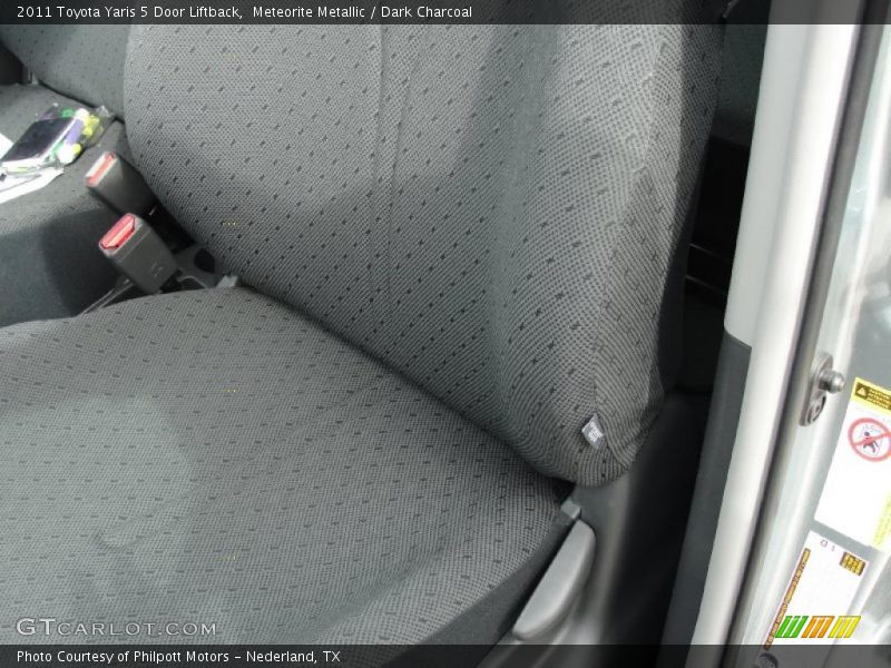 Meteorite Metallic / Dark Charcoal 2011 Toyota Yaris 5 Door Liftback