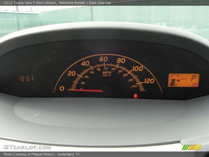 Meteorite Metallic / Dark Charcoal 2011 Toyota Yaris 5 Door Liftback