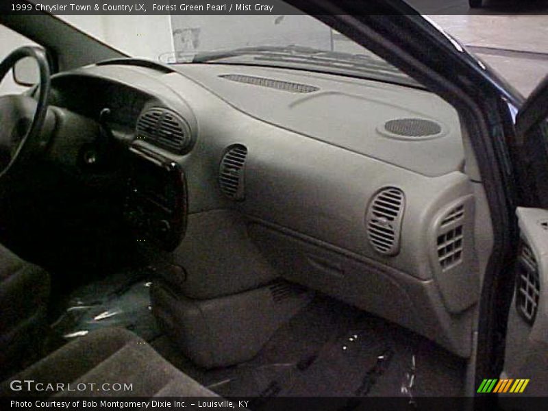 Forest Green Pearl / Mist Gray 1999 Chrysler Town & Country LX