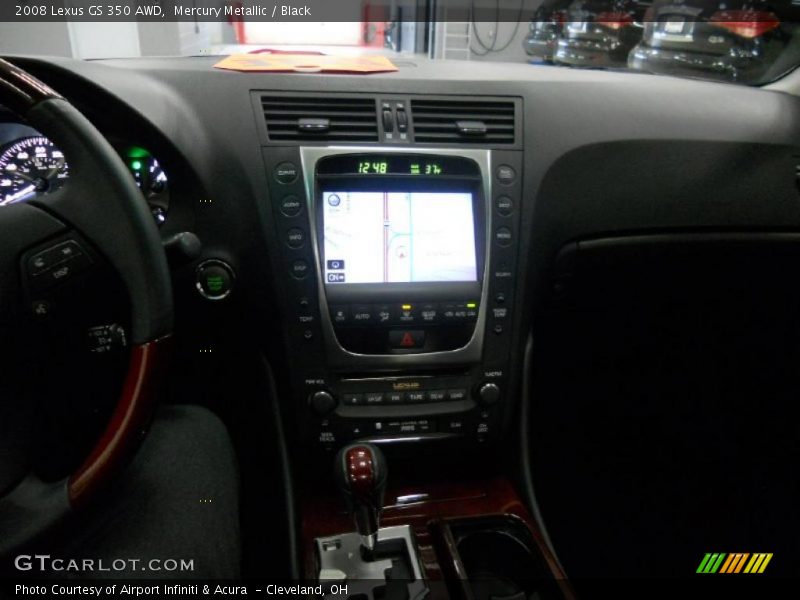 Mercury Metallic / Black 2008 Lexus GS 350 AWD