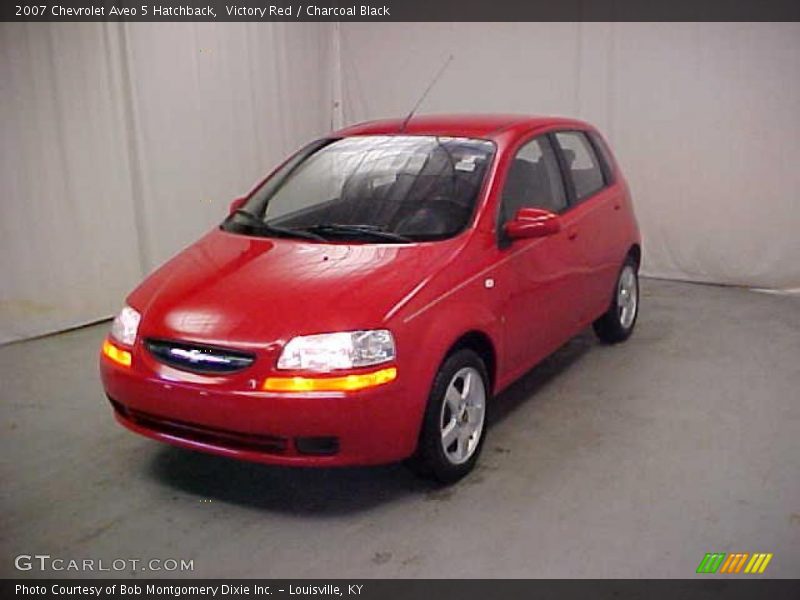 Victory Red / Charcoal Black 2007 Chevrolet Aveo 5 Hatchback