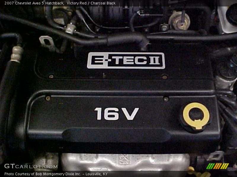 Victory Red / Charcoal Black 2007 Chevrolet Aveo 5 Hatchback
