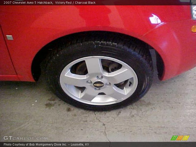 Victory Red / Charcoal Black 2007 Chevrolet Aveo 5 Hatchback