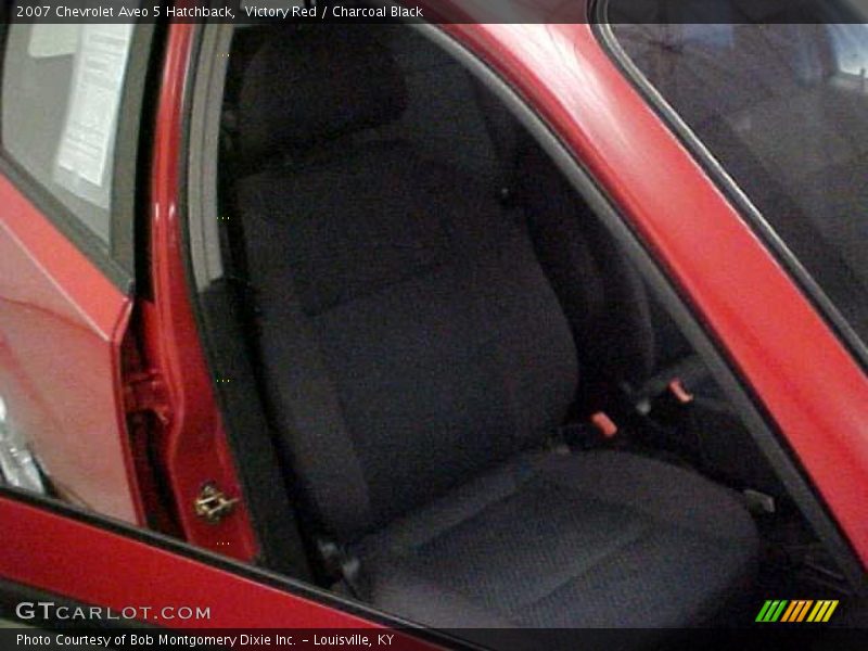 Victory Red / Charcoal Black 2007 Chevrolet Aveo 5 Hatchback