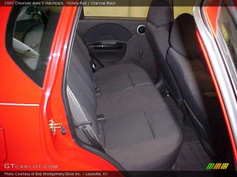 Victory Red / Charcoal Black 2007 Chevrolet Aveo 5 Hatchback