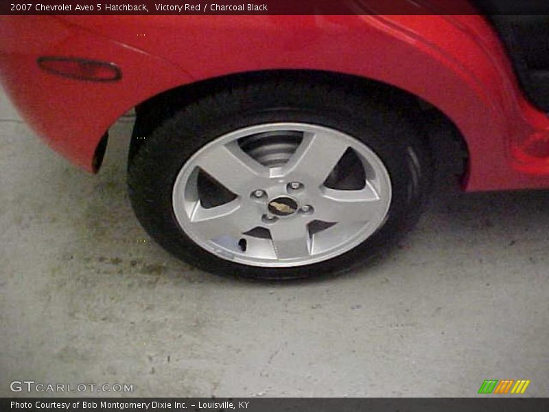 Victory Red / Charcoal Black 2007 Chevrolet Aveo 5 Hatchback