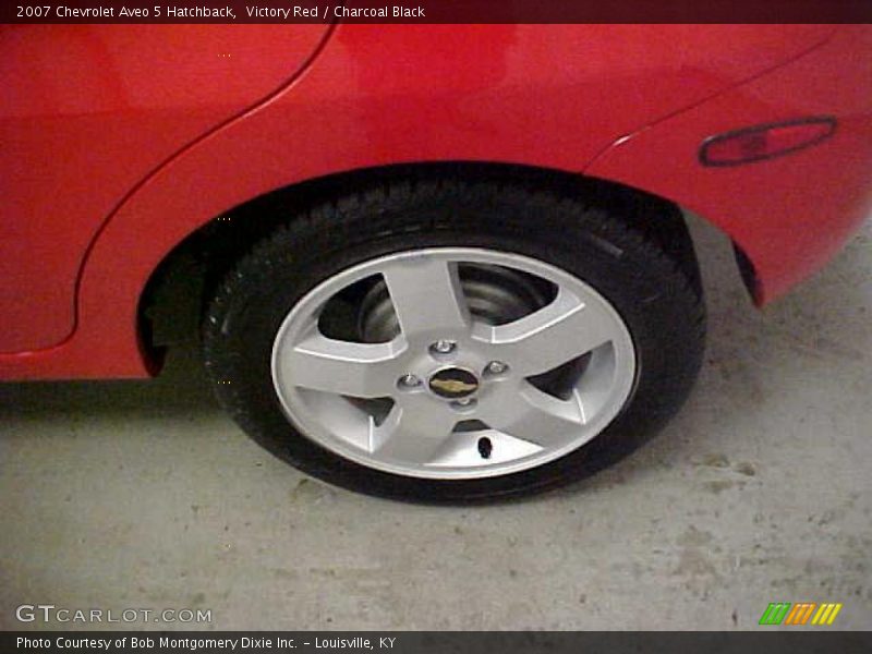 Victory Red / Charcoal Black 2007 Chevrolet Aveo 5 Hatchback