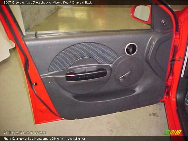 Victory Red / Charcoal Black 2007 Chevrolet Aveo 5 Hatchback