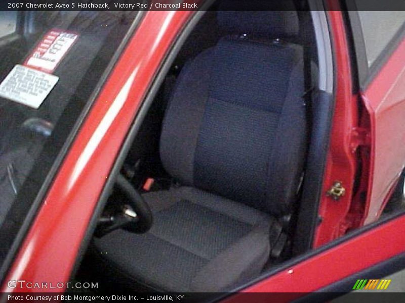 Victory Red / Charcoal Black 2007 Chevrolet Aveo 5 Hatchback