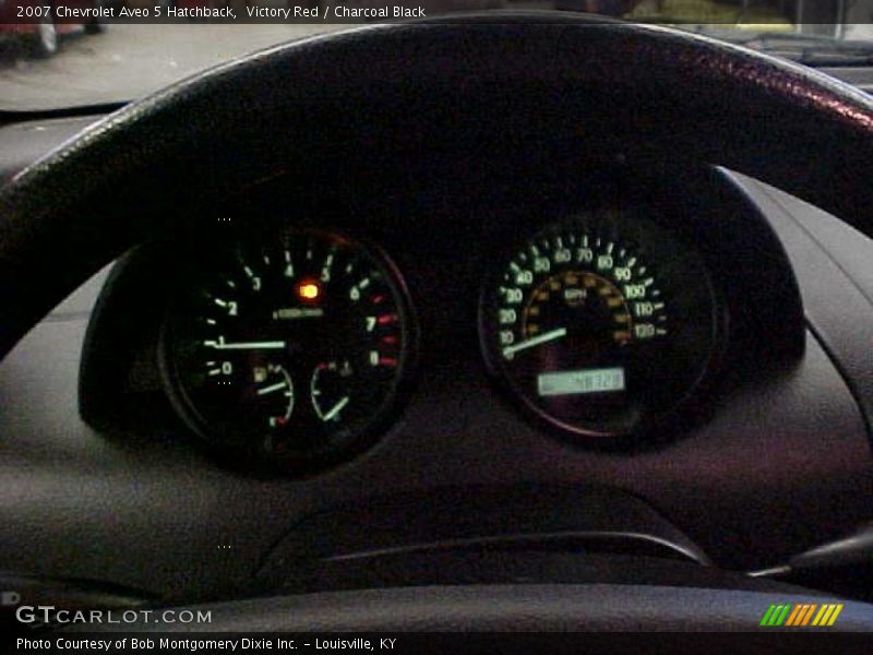 Victory Red / Charcoal Black 2007 Chevrolet Aveo 5 Hatchback