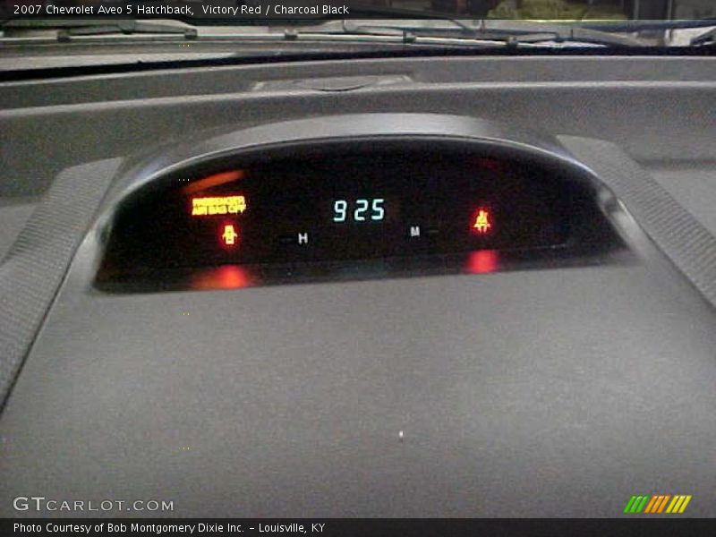 Victory Red / Charcoal Black 2007 Chevrolet Aveo 5 Hatchback
