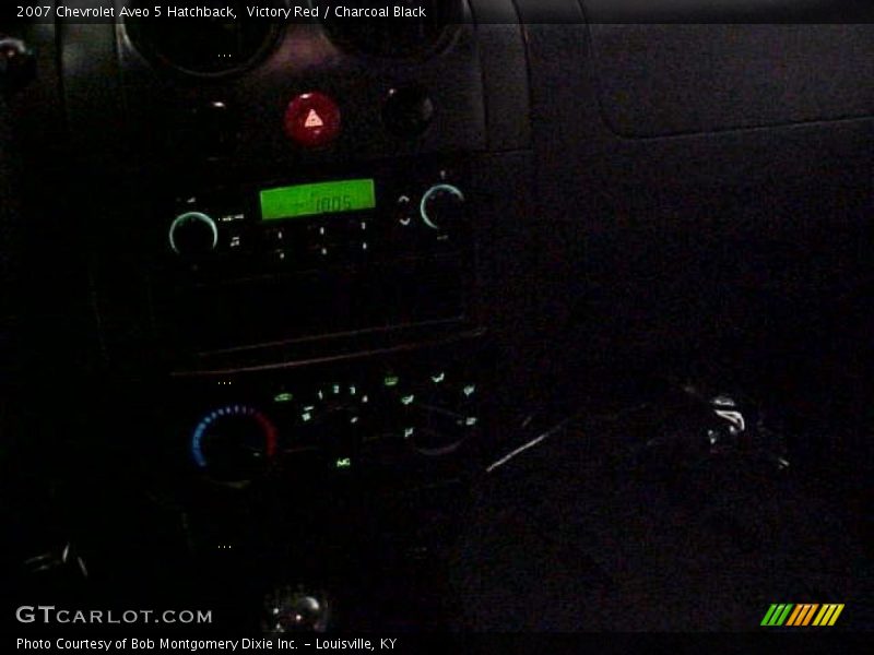 Victory Red / Charcoal Black 2007 Chevrolet Aveo 5 Hatchback