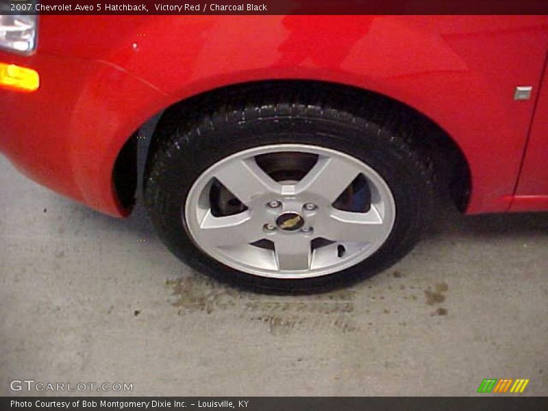 Victory Red / Charcoal Black 2007 Chevrolet Aveo 5 Hatchback
