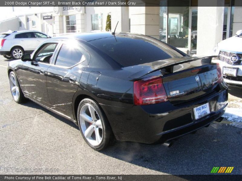 Brilliant Black Crystal Pearl / Dark Slate Gray 2008 Dodge Charger SRT-8