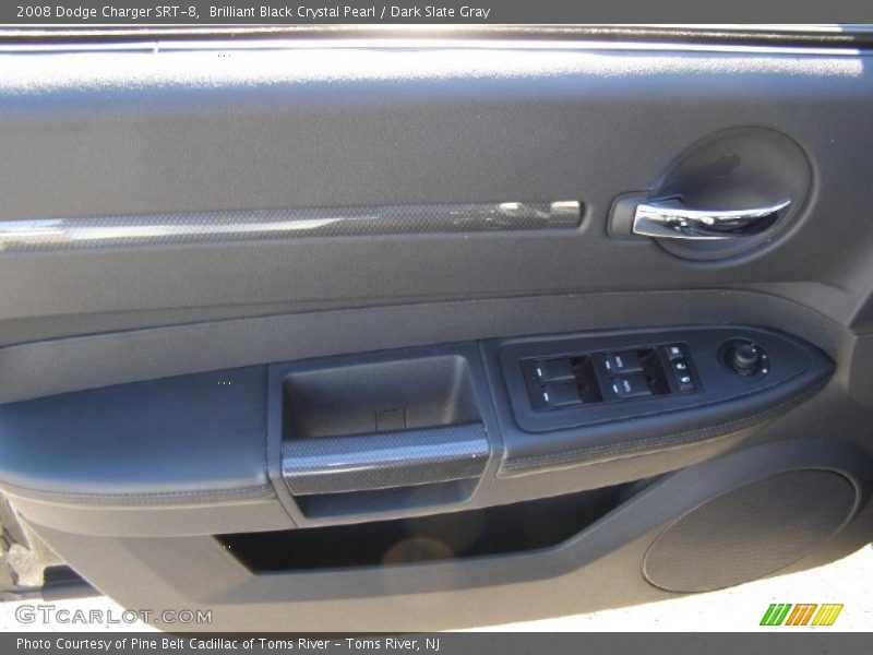 Brilliant Black Crystal Pearl / Dark Slate Gray 2008 Dodge Charger SRT-8