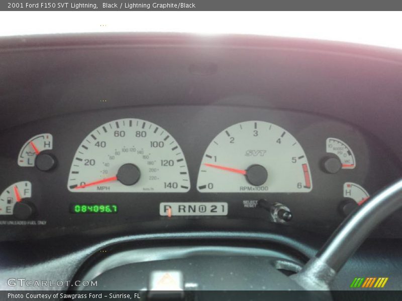 Black / Lightning Graphite/Black 2001 Ford F150 SVT Lightning
