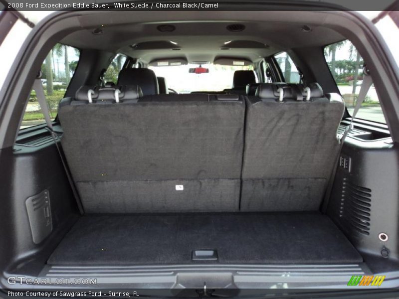 White Suede / Charcoal Black/Camel 2008 Ford Expedition Eddie Bauer