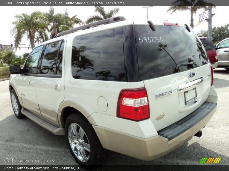 White Suede / Charcoal Black/Camel 2008 Ford Expedition Eddie Bauer