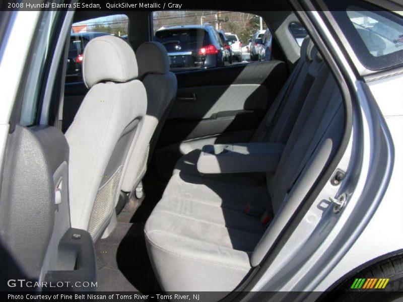 QuickSilver Metallic / Gray 2008 Hyundai Elantra SE Sedan