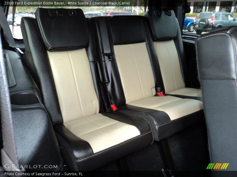White Suede / Charcoal Black/Camel 2008 Ford Expedition Eddie Bauer