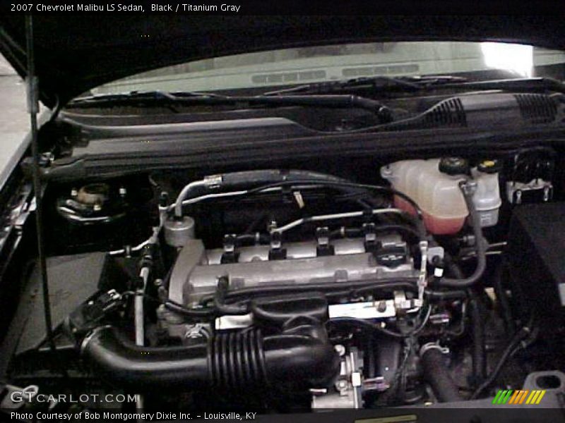 Black / Titanium Gray 2007 Chevrolet Malibu LS Sedan