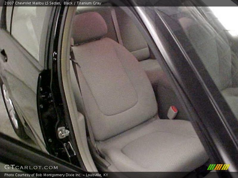 Black / Titanium Gray 2007 Chevrolet Malibu LS Sedan