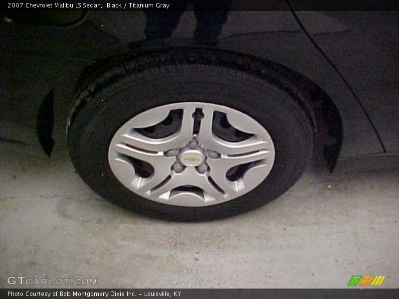 Black / Titanium Gray 2007 Chevrolet Malibu LS Sedan