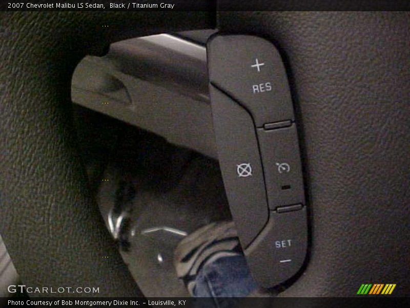 Black / Titanium Gray 2007 Chevrolet Malibu LS Sedan