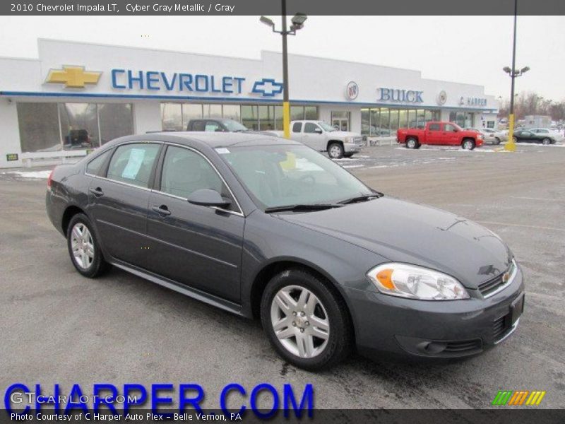 Cyber Gray Metallic / Gray 2010 Chevrolet Impala LT