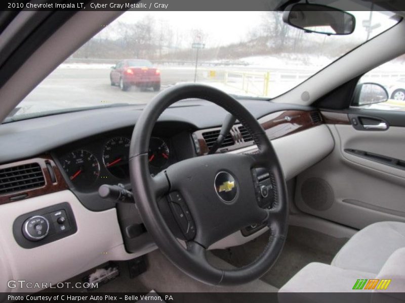 Cyber Gray Metallic / Gray 2010 Chevrolet Impala LT