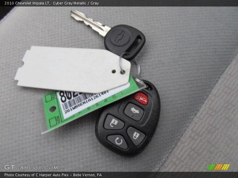 Cyber Gray Metallic / Gray 2010 Chevrolet Impala LT