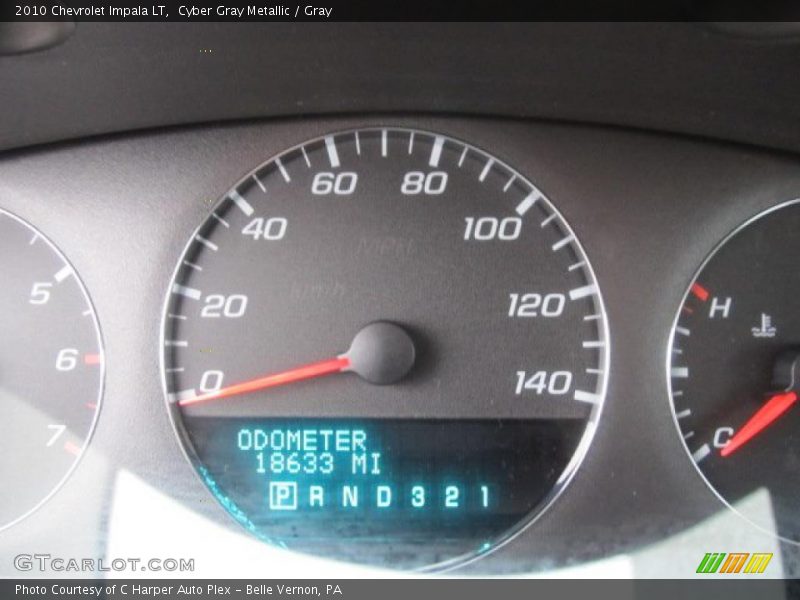 Cyber Gray Metallic / Gray 2010 Chevrolet Impala LT