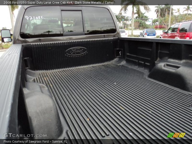 Dark Stone Metallic / Camel 2008 Ford F350 Super Duty Lariat Crew Cab 4x4