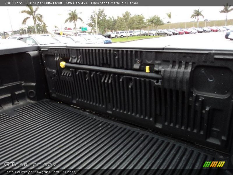 Dark Stone Metallic / Camel 2008 Ford F350 Super Duty Lariat Crew Cab 4x4