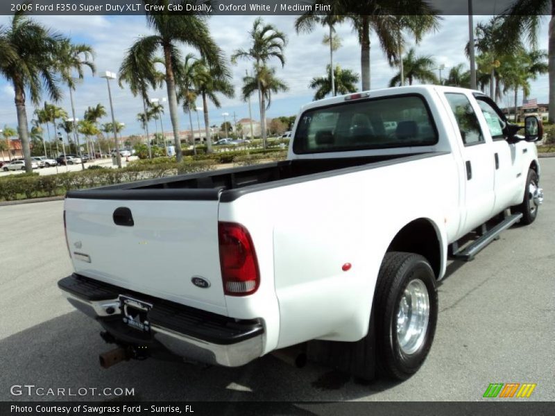 Oxford White / Medium Flint 2006 Ford F350 Super Duty XLT Crew Cab Dually