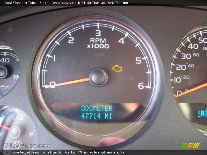 Deep Ruby Metallic / Light Titanium/Dark Titanium 2008 Chevrolet Tahoe LS 4x4