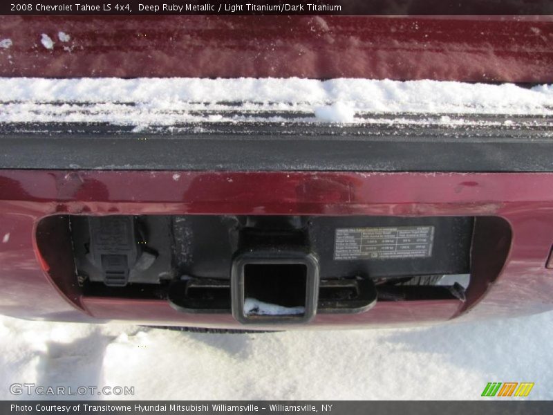 Deep Ruby Metallic / Light Titanium/Dark Titanium 2008 Chevrolet Tahoe LS 4x4