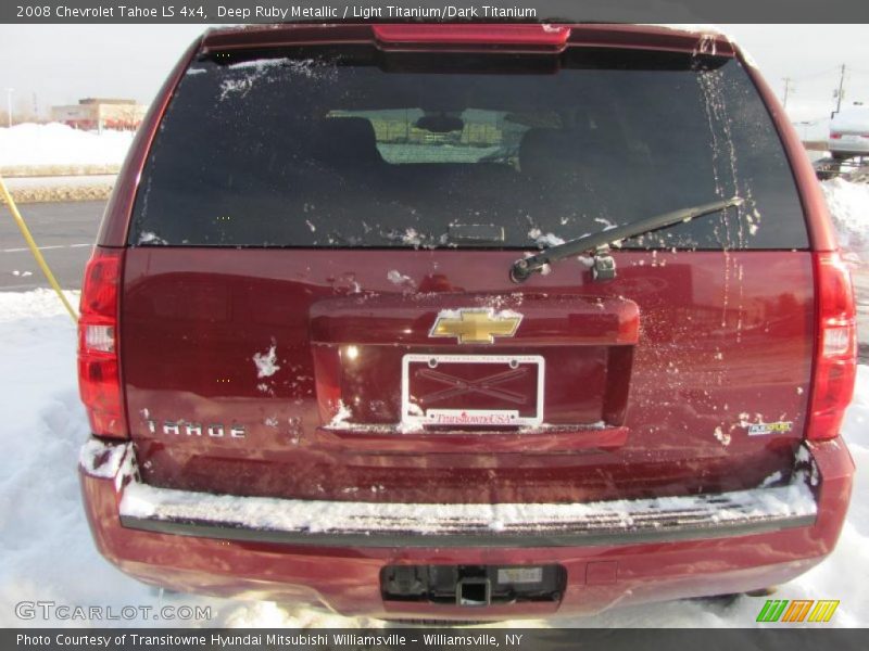 Deep Ruby Metallic / Light Titanium/Dark Titanium 2008 Chevrolet Tahoe LS 4x4
