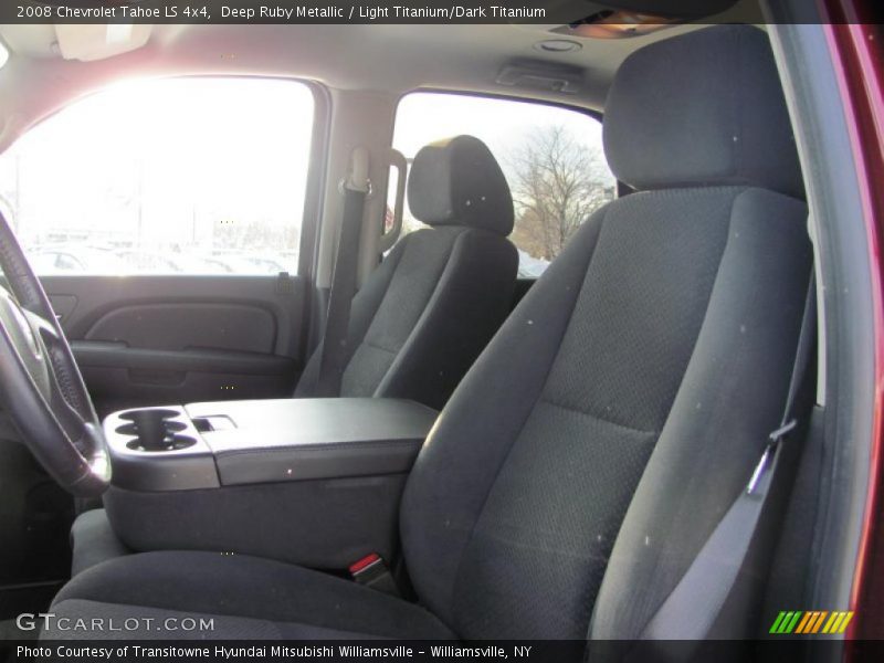 Deep Ruby Metallic / Light Titanium/Dark Titanium 2008 Chevrolet Tahoe LS 4x4