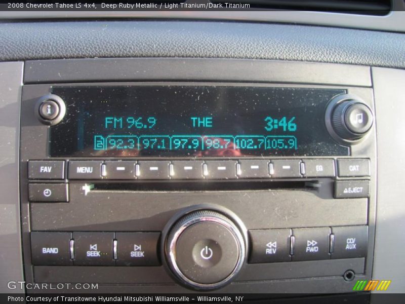Deep Ruby Metallic / Light Titanium/Dark Titanium 2008 Chevrolet Tahoe LS 4x4