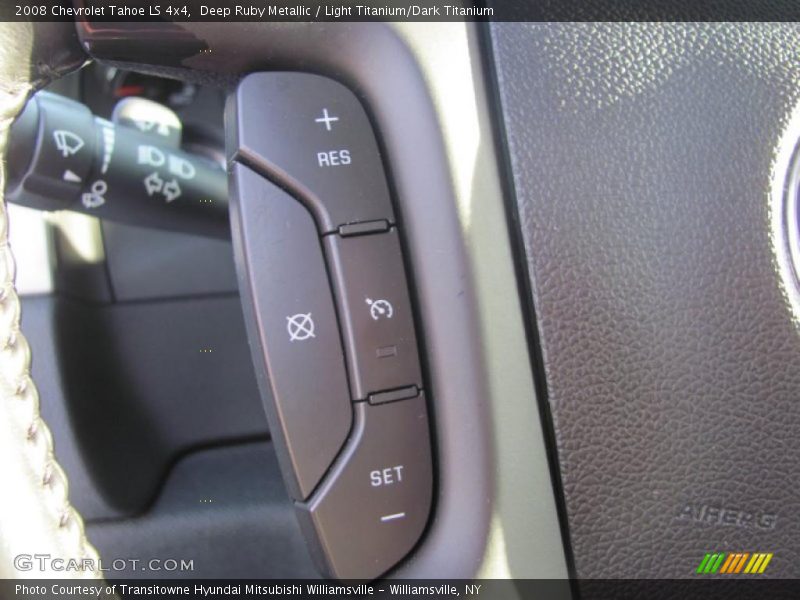 Deep Ruby Metallic / Light Titanium/Dark Titanium 2008 Chevrolet Tahoe LS 4x4